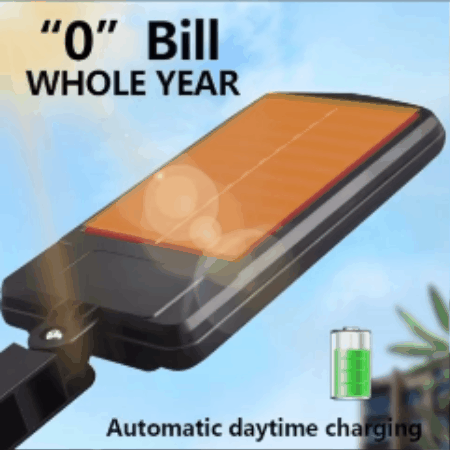 Lámpara Solar Led 616B con luz Blanco fr