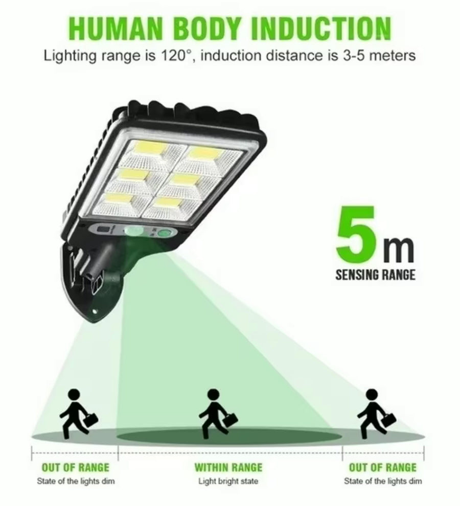 Lámpara Solar Led 616B con luz Blanco fr